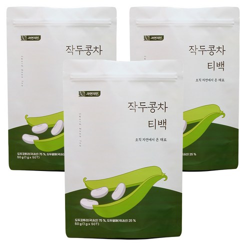 자연지인 작두콩차 티백, 1g, 50개입, 3개