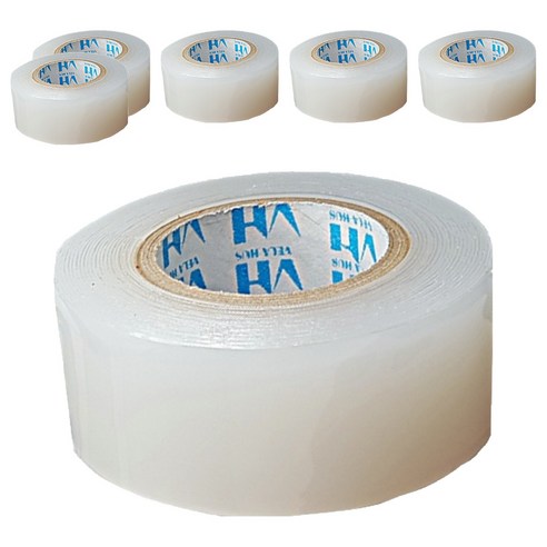 비엘라후스 실리콘 자기융착 테이프 반투명 25mm x 5m x 0.35mm, 6개