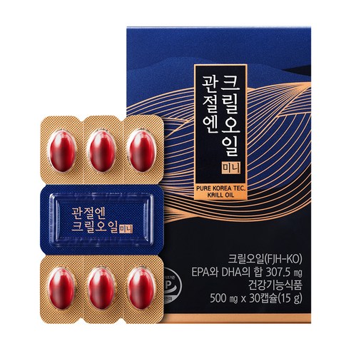 프롬바이오 관절엔 크릴오일 미니 15g, 30정, 1개