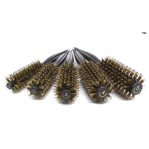 헤어베스트 JS포킹롤 브러쉬 2호 HBC039, 혼합 색상, 1개