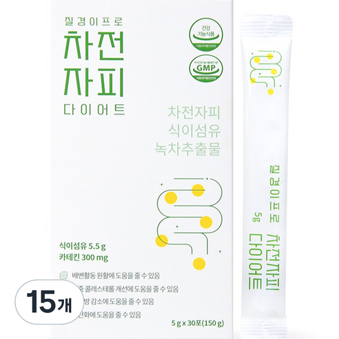 질경이 프로 차전자피 다이어트 30p, 150g, 15개