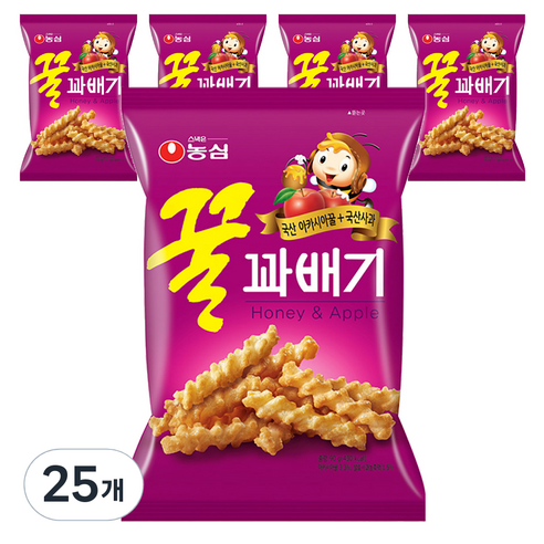 꿀꽈배기, 90g, 25개