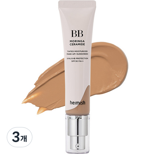 헤이미쉬 모링가 세라마이드 비비크림 SPF30 PA++ 30ml, 27N Light Tan, 3개