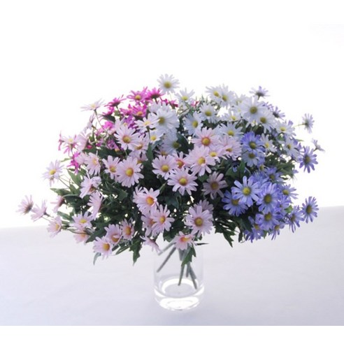 시들지 않는 싱그러움, 리얼 데이지 조화로 일상에 생기를 더하세요