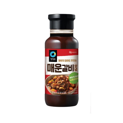 청정원 매운갈비 양념, 500g, 1개