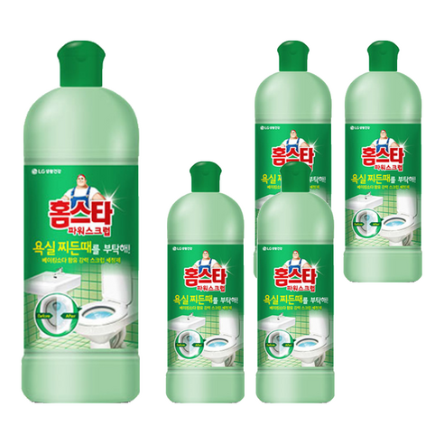 홈스타 파워스크럽 욕실용, 550ml, 5개