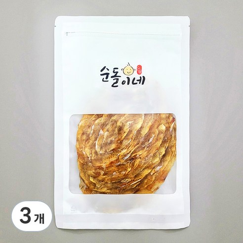 순돌이네 두꺼운 두툼 쥐포, 3개, 150g