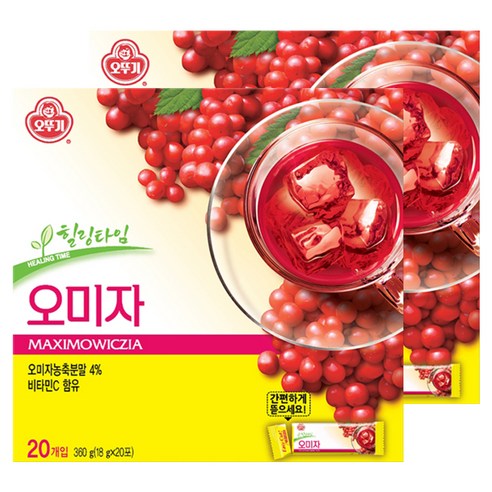 오뚜기 오미자차, 18g, 40개
