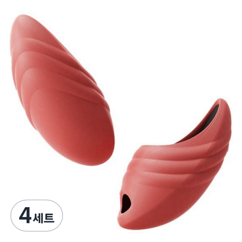 제이케이 바른자세 자세교정 발바닥 지압 균형 스트레처 양쪽착용 세트 레드 콘치 M, 4세트