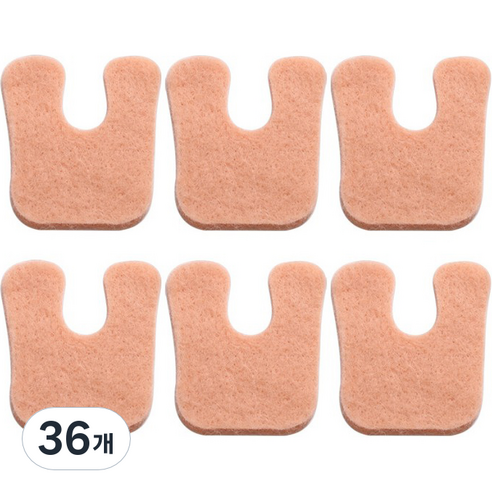 나음다름 미끄럼 보호 패드 U자형 스킨, 36개
