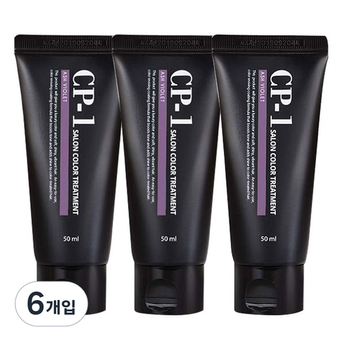 유씨엘 살롱 컬러 트리트먼트 CP-1 50ml, 애쉬 바이올렛, 6개