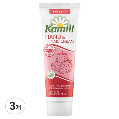 카밀 핸드 앤 네일 크림 미니 스위티, 30ml, 3개