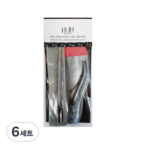 에이부 큐티클 니퍼 + 푸셔 라운드 타입 세트, 6세트
