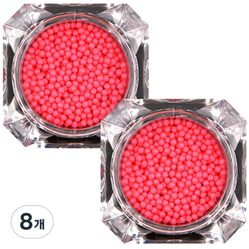 이엘피코리아 버블 네일 글리터 1mm, 아잘레아, 8개