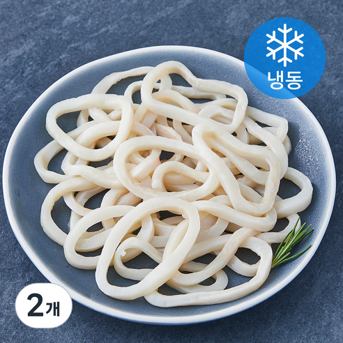 어보선 손질 껍질벗긴 오징어링 (냉동), 2개, 250g