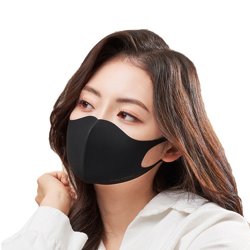 젤리팜 소프트핏 다회용 마스크 M, 1개입, 1개, 블랙