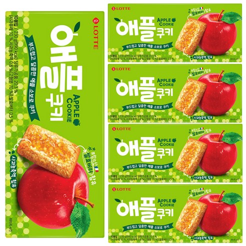 애플쿠키, 230g, 5개