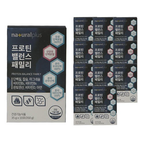 내츄럴플러스 프로틴 밸런스 패밀리, 350g, 12개