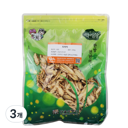 서울한방협동조합 도라지, 200g, 3개