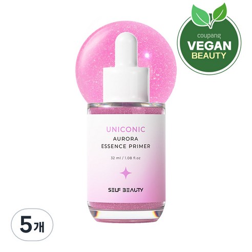 셀프뷰티 유니콘 오로라 에센스 프라이머 32ml, 5개