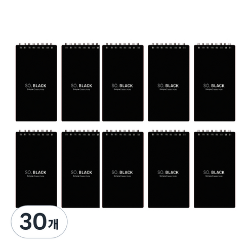데이스토리 PP 기자 수첩, 흑색, 30개