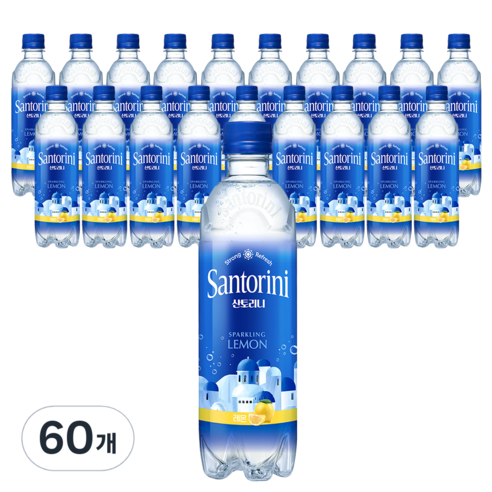 산토리니 탄산음료 레몬, 500ml, 60개