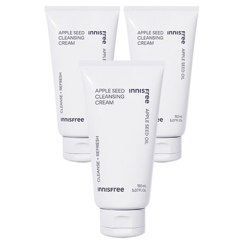 이니스프리 뉴 애플 씨드 클렌징 크림, 150ml, 3개