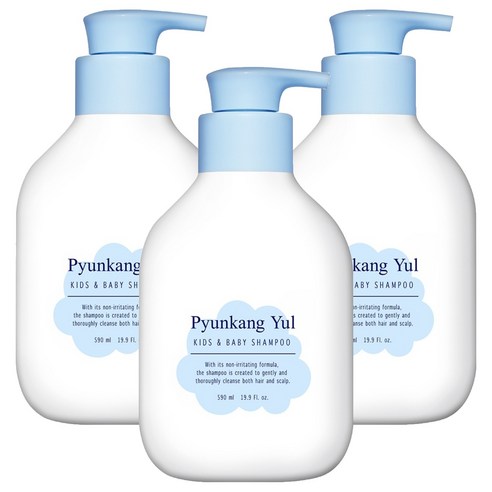 편강율 키즈 앤 베이비 샴푸 스위트허브, 590ml, 3개