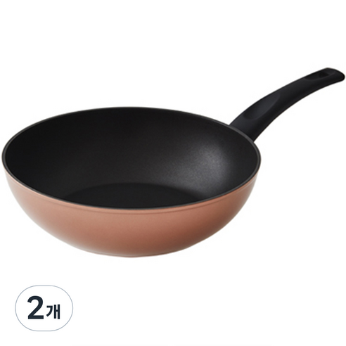 락앤락 로즈골드 IH 인덕션 웍, 28cm, 2개