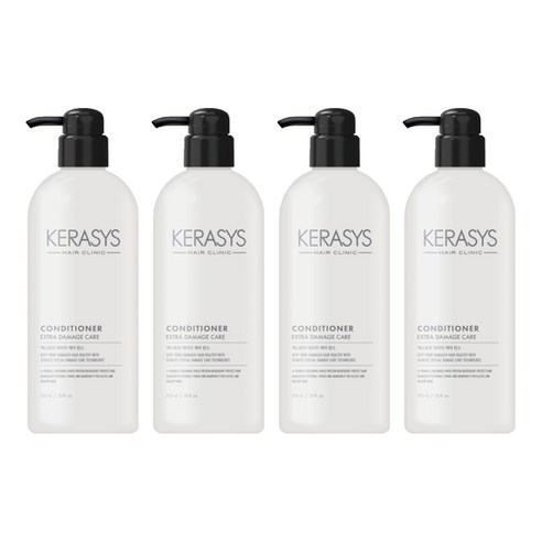 케라시스 엑스트라 데미지 케어 린스 프루티엠버 플로랄 오리엔탈 향, 750ml, 4개