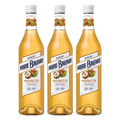 마리브리자드 헤이즐넛 시럽, 700ml, 3개