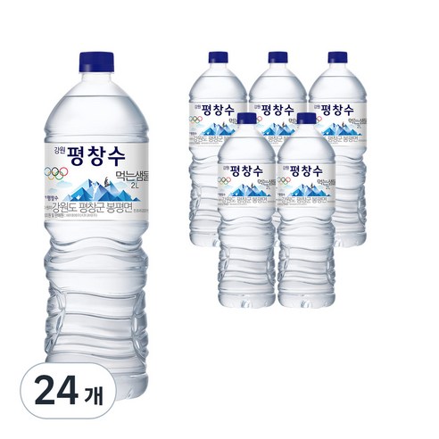 강원 평창수 생수, 2L, 24개