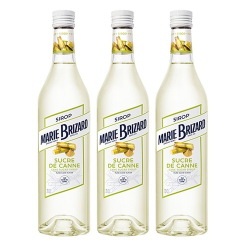 마리브리자드 사탕수수 시럽, 700ml, 3개