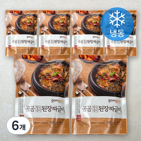 곰곰 향긋 냉이 된장짜글이 (냉동), 400g, 6개