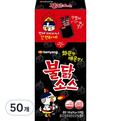 삼양식품 삼양 불닭소스 스틱, 160g, 5개