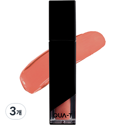 콰티 유얼즈 벨벳 틴트 3호, 컬러:3호 (피치 is), 5.5g, 3개