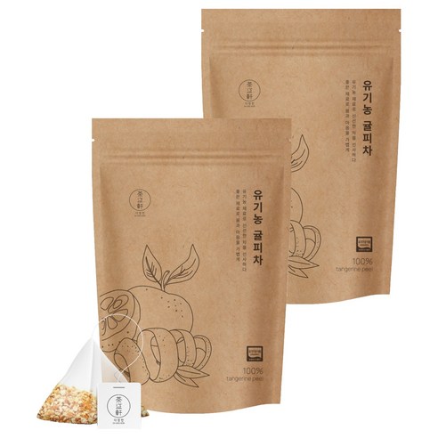 다정헌 유기농 귤피차, 1.5g, 20개입, 2개, 1.5g