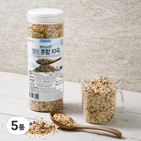 대구농산 씻어나온 웰빙 혼합 10곡, 800g, 5통