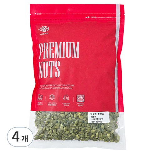 다다모마켓 호박씨, 1kg, 4개