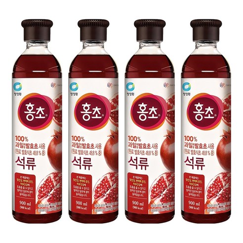 홍초 석류, 900ml, 4개