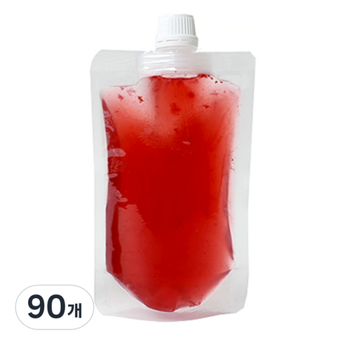 투명 스파우트 파우치 120 x 180 mm 400ml, 90개