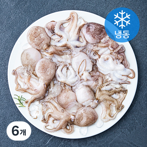씨픽 손질 주꾸미 (냉동), 200g(4마리), 6개