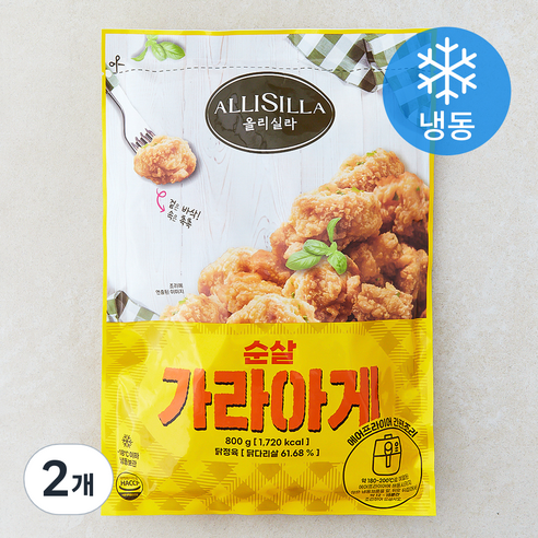 올리실라 순살 가라아게 (냉동), 800g, 2개
