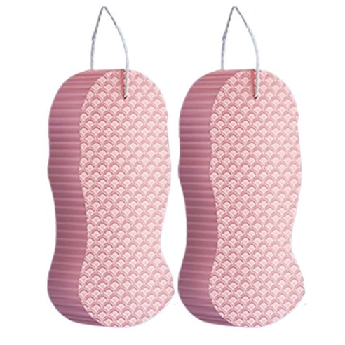 어바웃바쓰 소프트 클랜징 때밀이 스펀지, 핑크, 1개입, 2개