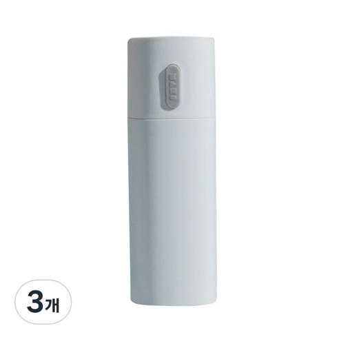 디에스 휴대용 파스텔 칫솔 치약통 화이트, 3개