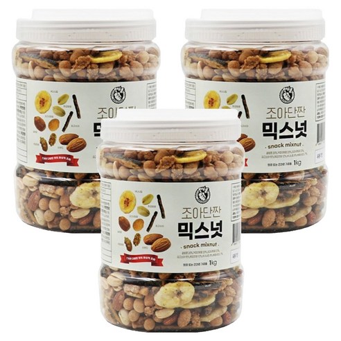 너츠브라더 조아 단짠 믹스넛, 1kg, 3개