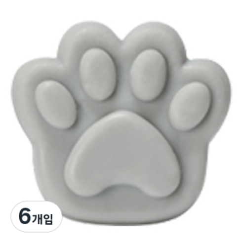카트린느 캣 스탬프 우산꽂이, 6개입, 그레이
