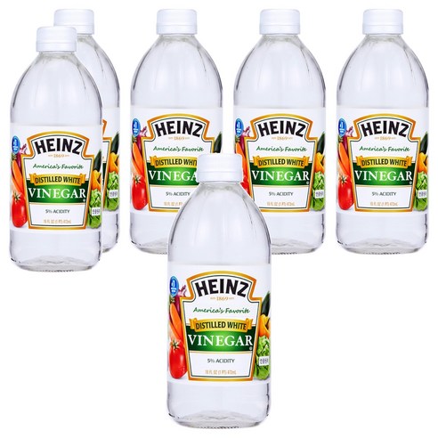 하인즈 디스틸드 화이트 식초, 473ml, 6개