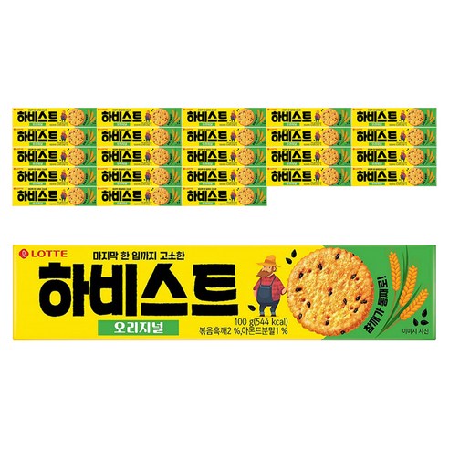 롯데 하비스트 달콤고소 100g, 24개