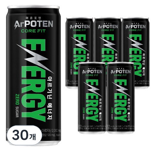 아르포텐 대상웰라이프 코어핏 에너지 드링크, 355ml, 30개